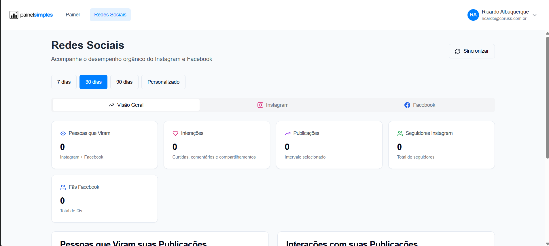 Painel Simples - Dashboard de decisão para gestores